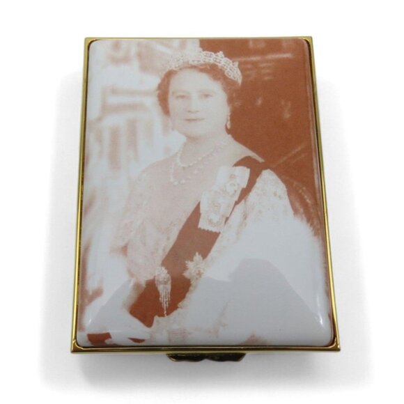 HALCYON DAYS Queen Elizabeth The Queen Mother Limited Edition Box #280 Enamel - Picture 2 of 9